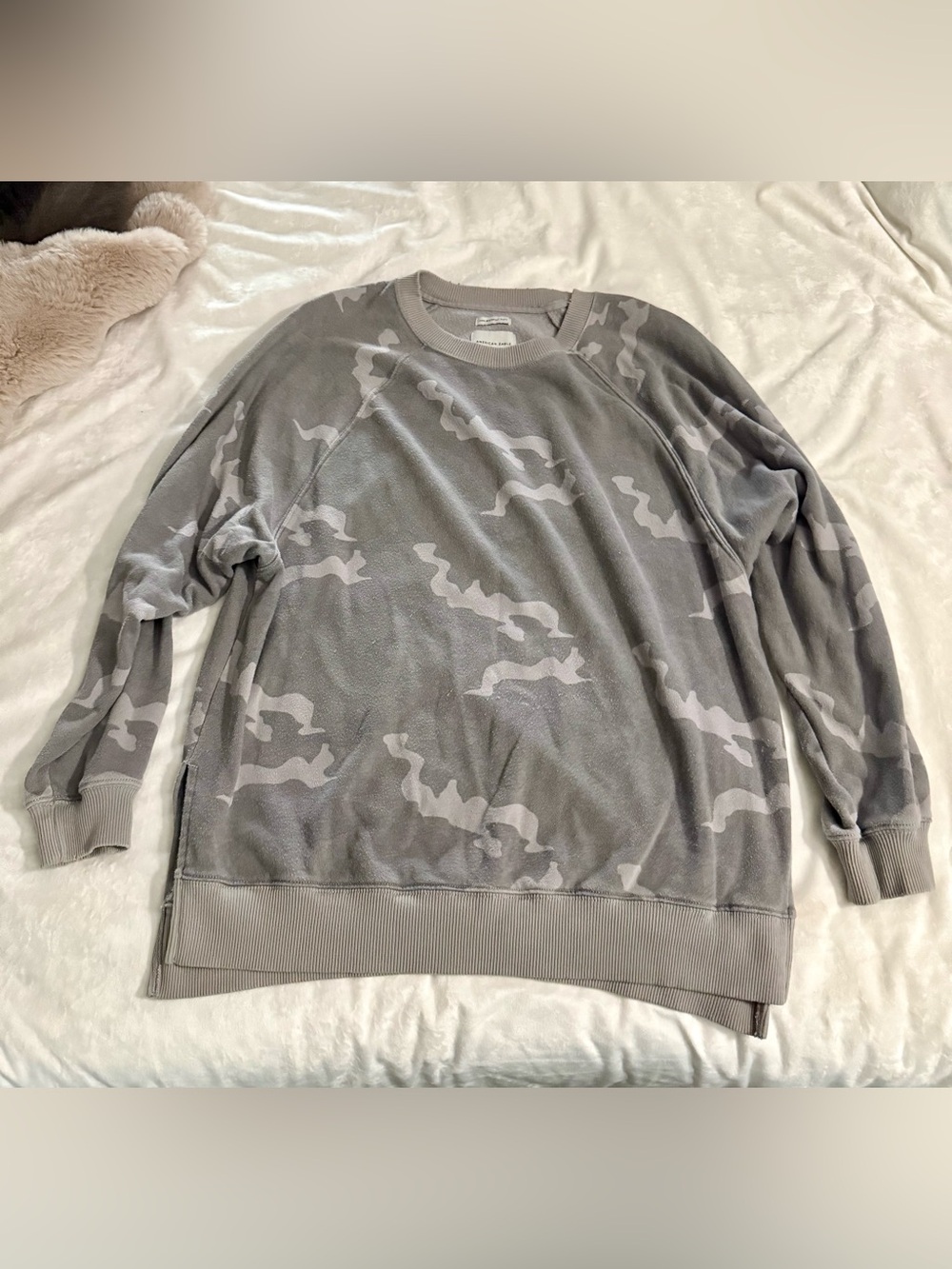 American Eagle Camouflage Crewneck Sweatshirt